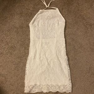 pretty little thing white dress